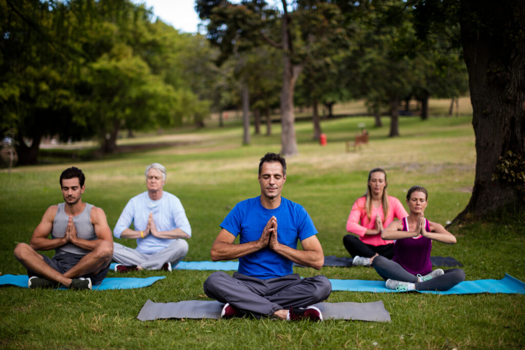 outdoor yoga